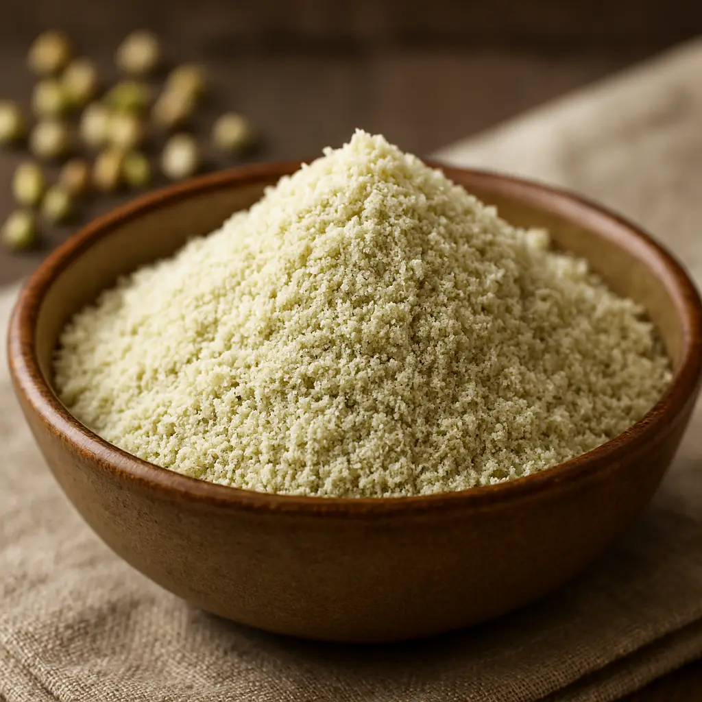 Мука зеленой гречки цельнозерновая, 1 кг